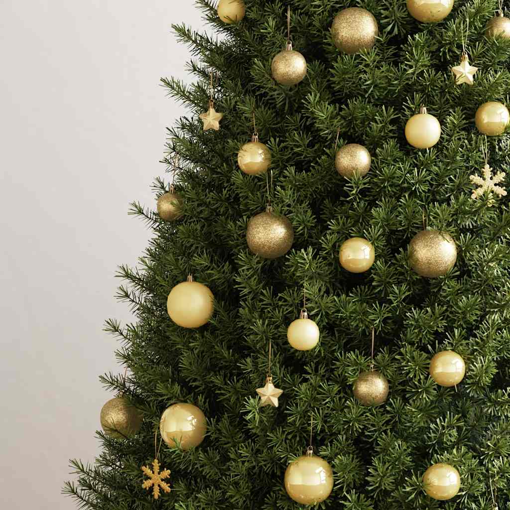 Set Palline di Natale 111 pz Oro in Polistirene 356109