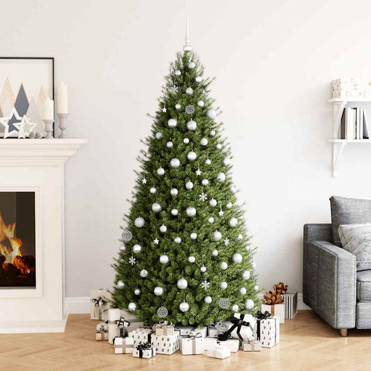 Set Palline di Natale 111 pz Argento in Polistirene 356111