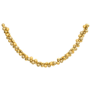 Ghirlanda di Palline di Natale Oro 175 cm in Polistirenecod mxl 104180