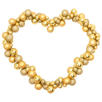 Ghirlanda di Palline di Natale Oro 175 cm in Polistirene 356131