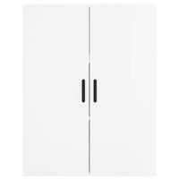 Mobili a Parete 2 pz Bianco Lucido 69,5x34x90 cm 3195629