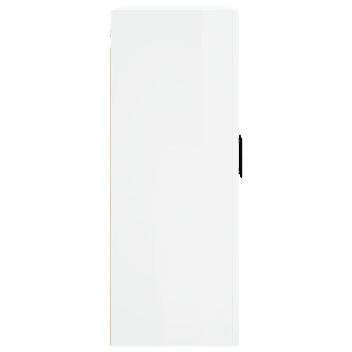 Mobili a Parete 2 pz Bianco Lucido 69,5x34x90 cm 3195629