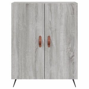 Credenza Grigio Sonoma 69,5x34x180 cm in Legno Multistrato 3195657