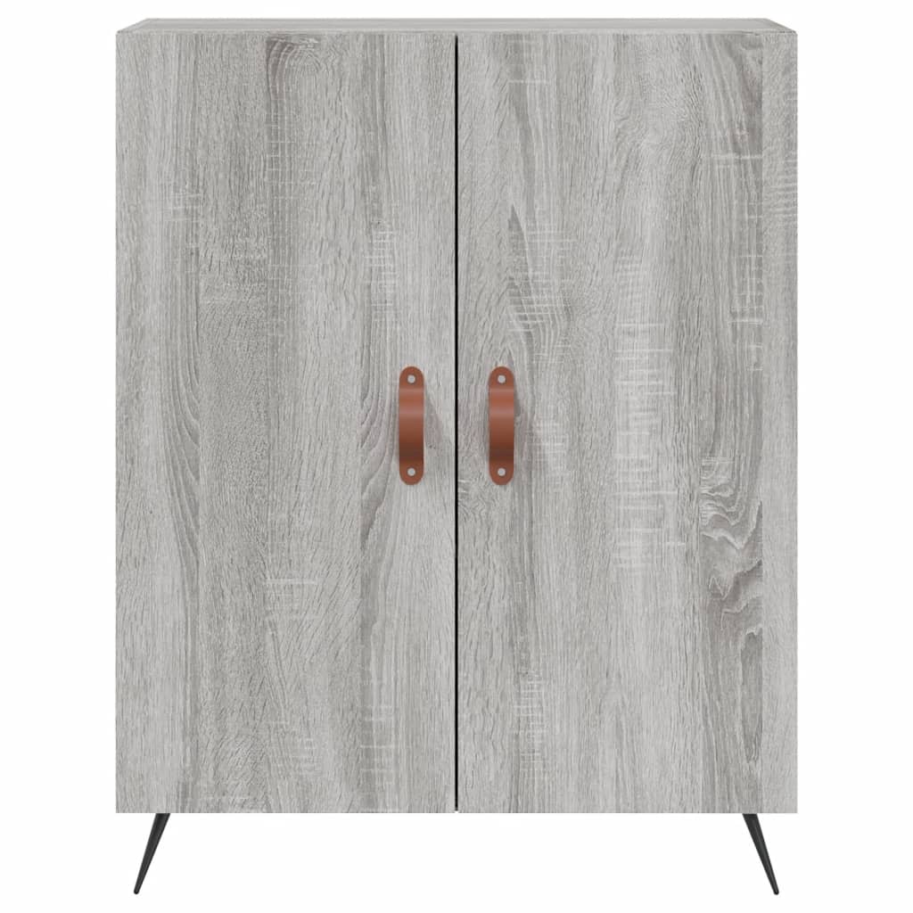 vidaXL Credenza Grigio Sonoma 69,5x34x180 cm in Legno Multistrato