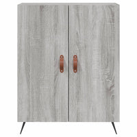 vidaXL Credenza Grigio Sonoma 69,5x34x180 cm in Legno Multistrato