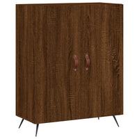 Credenza Rovere Marrone 69,5x34x180 cm in Legno Multistrato 3195658