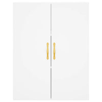 Credenza Bianca 69,5x34x180 cm in Legno Multistrato 3195659