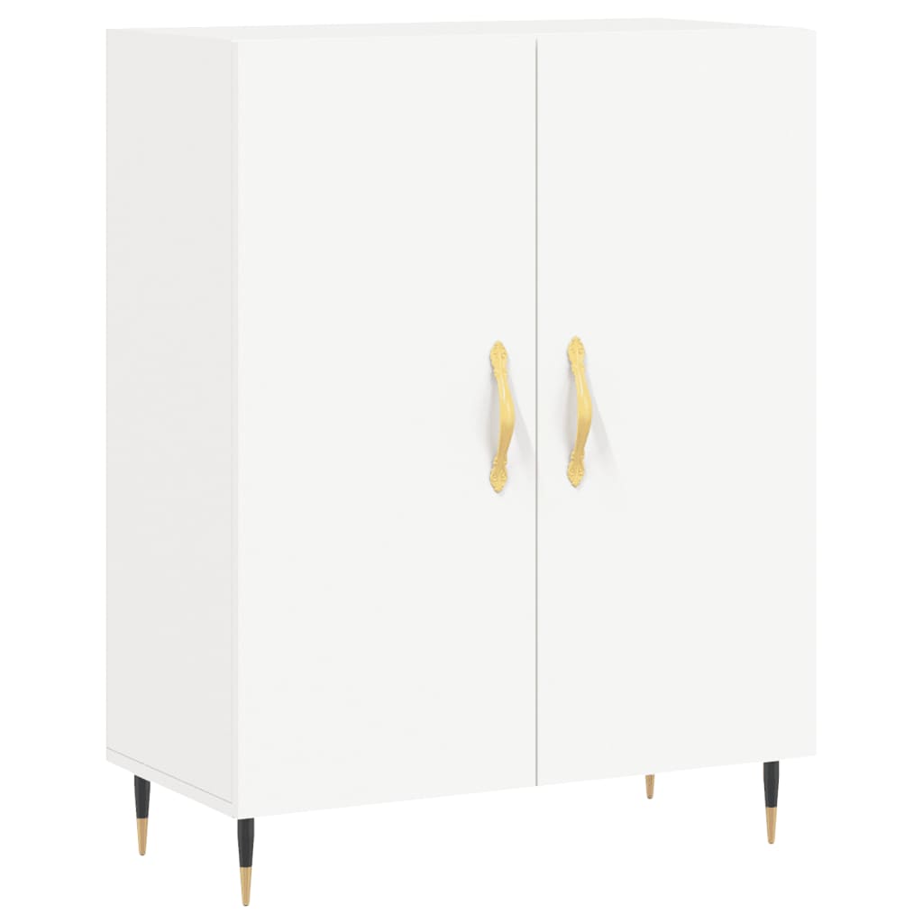 Credenza Bianca 69,5x34x180 cm in Legno Multistrato 3195659