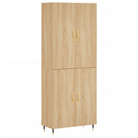 Credenza Rovere Sonoma 69,5x34x180 cm in Legno Multistrato 3195662
