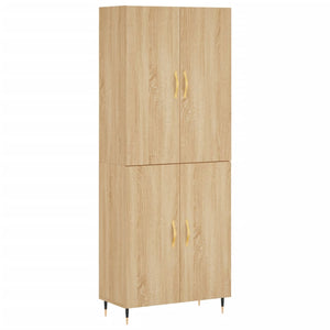Credenza Rovere Sonoma 69,5x34x180 cm in Legno Multistrato 3195662