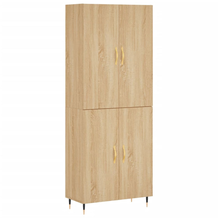 Credenza Rovere Sonoma 69,5x34x180 cm in Legno Multistrato 3195662