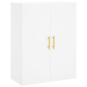 Credenza Bianca 69,5x34x180 cm in Legno Multistrato 3195667