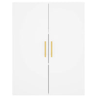 Credenza Bianca 69,5x34x180 cm in Legno Multistrato 3195667