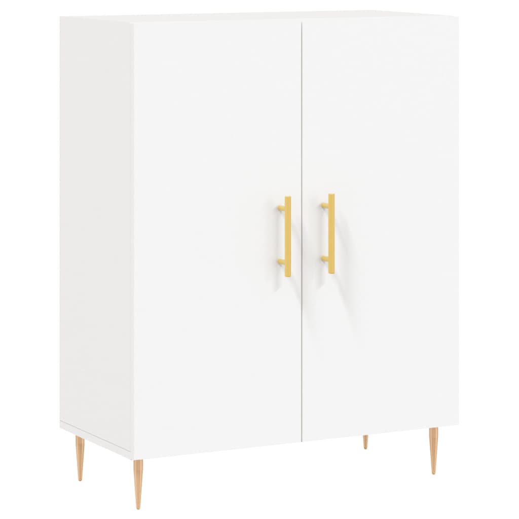 vidaXL Credenza Bianca 69,5x34x180 cm in Legno Multistrato