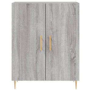 Credenza Grigio Sonoma 69,5x34x180 cm in Legno Multistrato 3195673