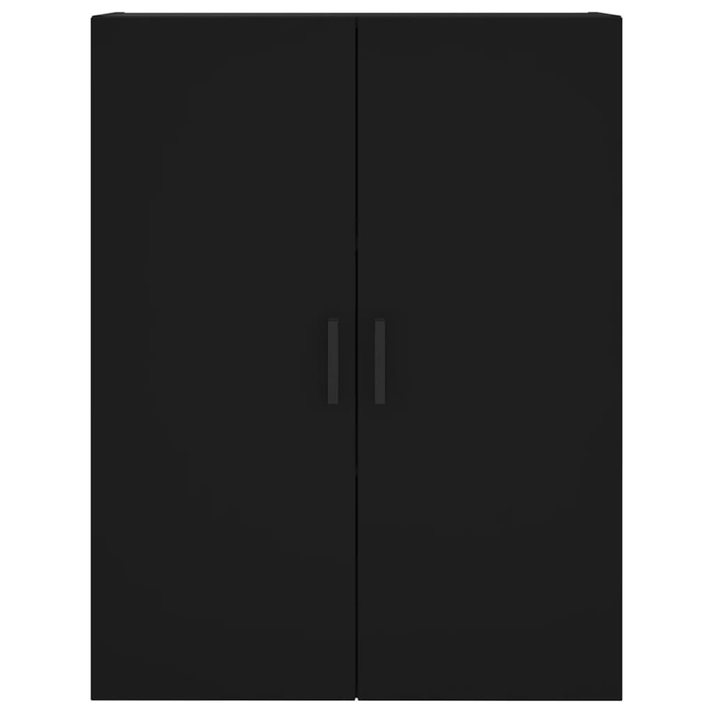 Credenza Nera 69,5x34x180 cm in Legno Multistrato 3195676