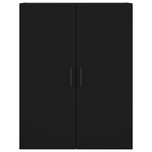 Credenza Nera 69,5x34x180 cm in Legno Multistrato 3195676