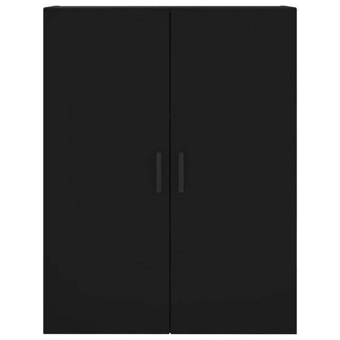 Credenza Nera 69,5x34x180 cm in Legno Multistrato 3195676