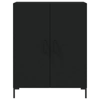 Credenza Nera 69,5x34x180 cm in Legno Multistrato 3195676
