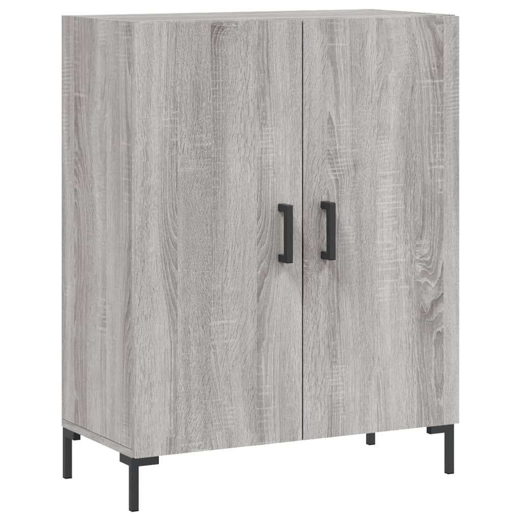 Credenza Grigio Sonoma 69,5x34x180 cm in Legno Multistrato 3195681