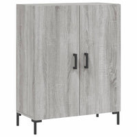 Credenza Grigio Sonoma 69,5x34x180 cm in Legno Multistrato 3195681
