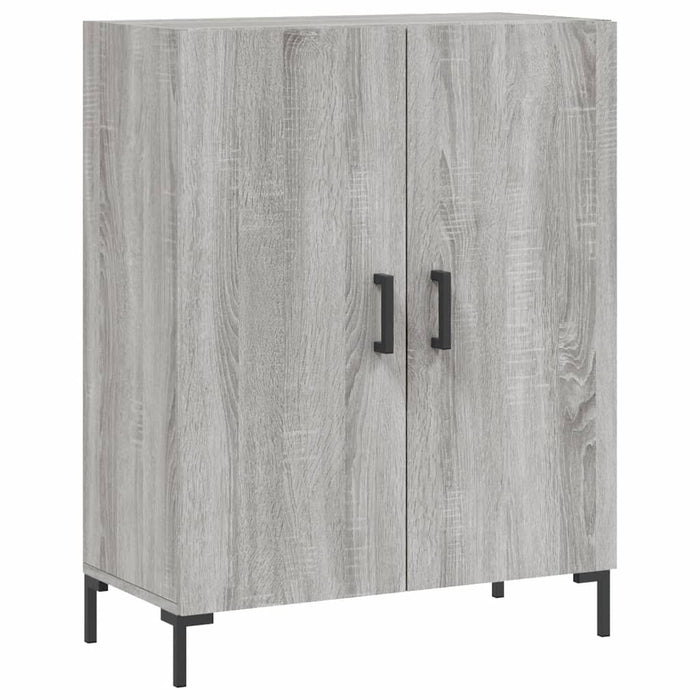 Credenza Grigio Sonoma 69,5x34x180 cm in Legno Multistrato 3195681