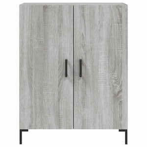 Credenza Grigio Sonoma 69,5x34x180 cm in Legno Multistrato 3195681
