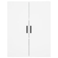 Credenza cassettiera mobile contenitore organizer cucina soggiorno salotto alto 695 x 34 x 180 cm legno ingegnerizzato bianco 02_0032713