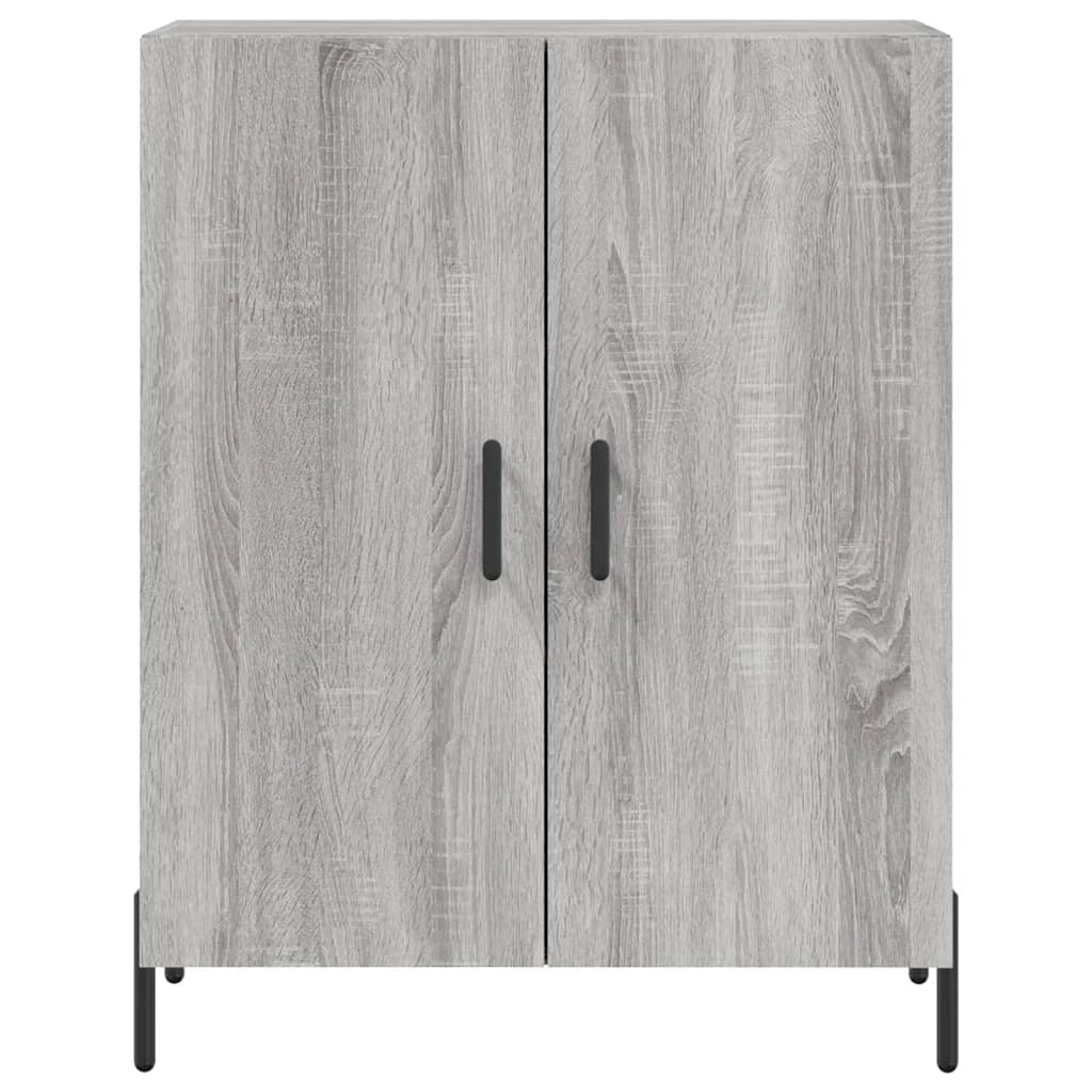 Credenza Grigio Sonoma 69,5x34x180 cm in Legno Multistrato 3195689