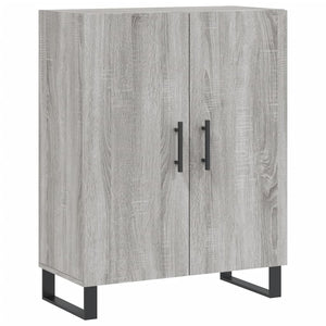 Credenza cassettiera mobile contenitore organizer cucina soggiorno salotto alto sonoma 695 x 34 x 180 cm legno ingegnerizzato grigio 02_0035547