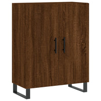 Credenza Rovere Marrone 69,5x34x180 cm in Legno Multistrato 3195706