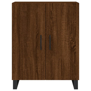 Credenza Rovere Marrone 69,5x34x180 cm in Legno Multistrato 3195706