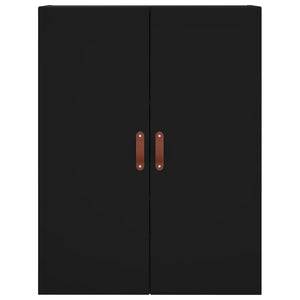 Credenza Nera 69,5x34x180 cm in Legno Multistrato 3195708