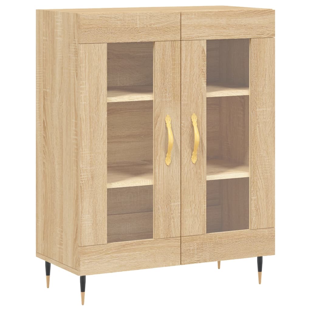 Credenza Rovere Sonoma 69,5x34x180 cm in Legno Multistrato 3195718