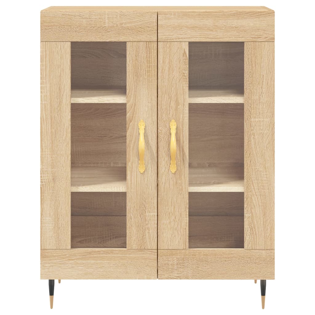 Credenza Rovere Sonoma 69,5x34x180 cm in Legno Multistrato 3195718