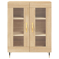Credenza Rovere Sonoma 69,5x34x180 cm in Legno Multistrato 3195718