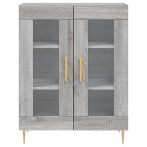 Credenza cassettiera mobile contenitore organizer cucina soggiorno salotto alto sonoma 695 x 34 x 180 cm legno ingegnerizzato grigio 02_0035431