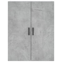 Credenza Grigio Cemento 69,5x34x180 cm in Legno Multistrato 3195735