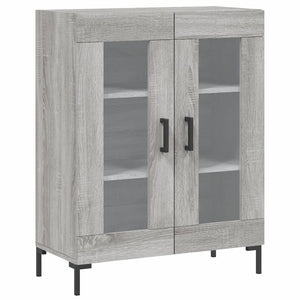 Credenza Grigio Sonoma 69,5x34x180 cm in Legno Multistrato 3195737
