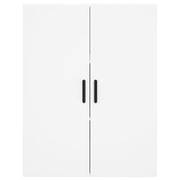 Credenza cassettiera mobile contenitore organizer cucina soggiorno salotto alto 695 x 34 x 180 cm legno ingegnerizzato bianco 02_0032662