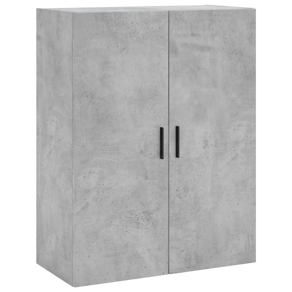 Credenza Grigio Cemento 69,5x34x180 cm in Legno Multistrato 3195751