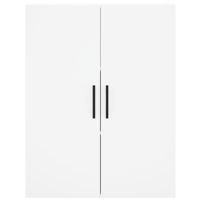 Credenza-Buffet-Armadio da cucina Bianca 69,5x34x180 cm in Legno Multistrato 210669