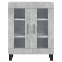 Credenza Grigio Cemento 69,5x34x180 cm in Legno Multistrato 3195759