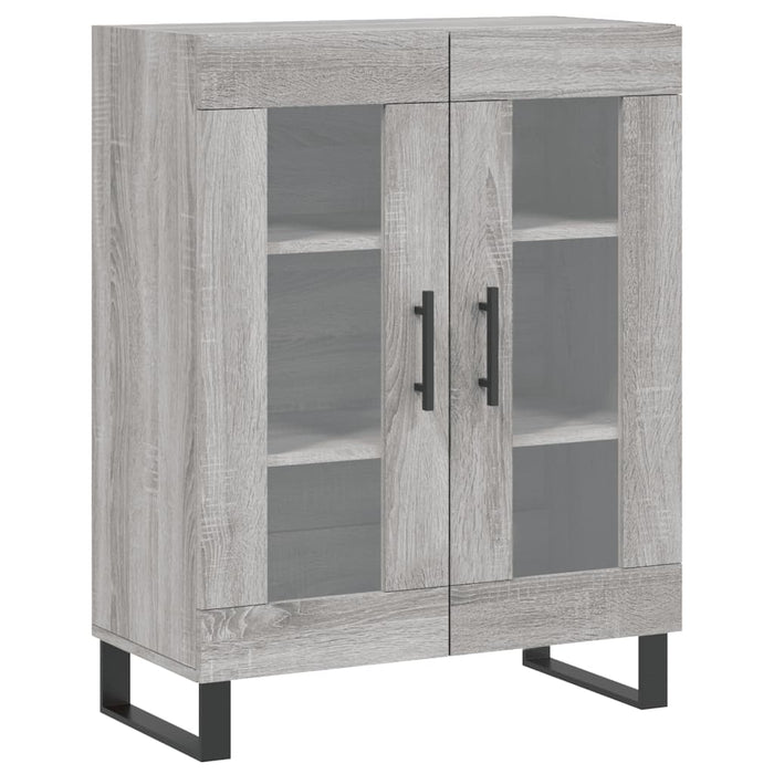 vidaXL Credenza Grigio Sonoma 69,5x34x180 cm in Legno Multistrato