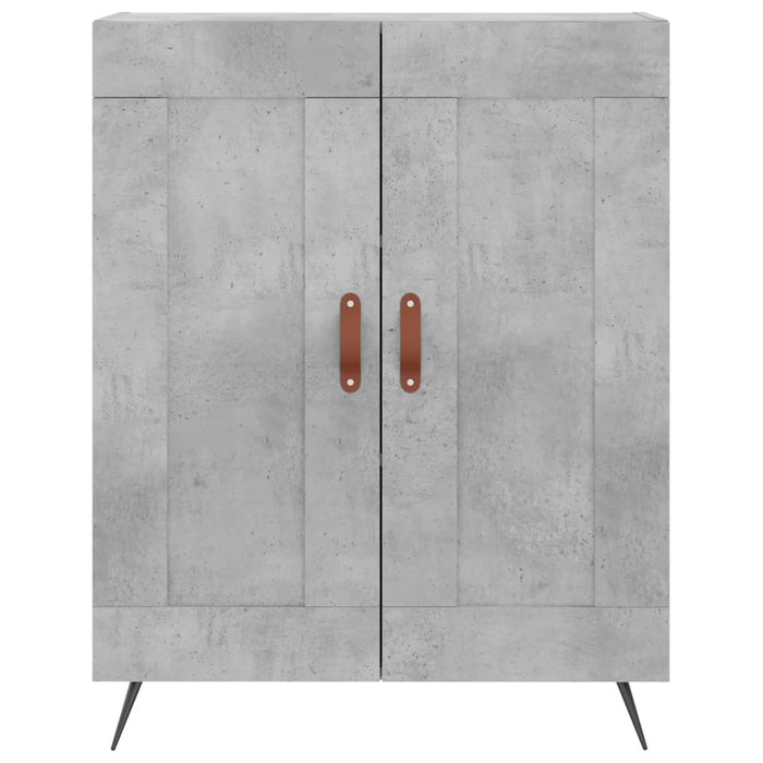 Credenza Grigio Cemento 69,5x34x180 cm in Legno Multistrato 3195767