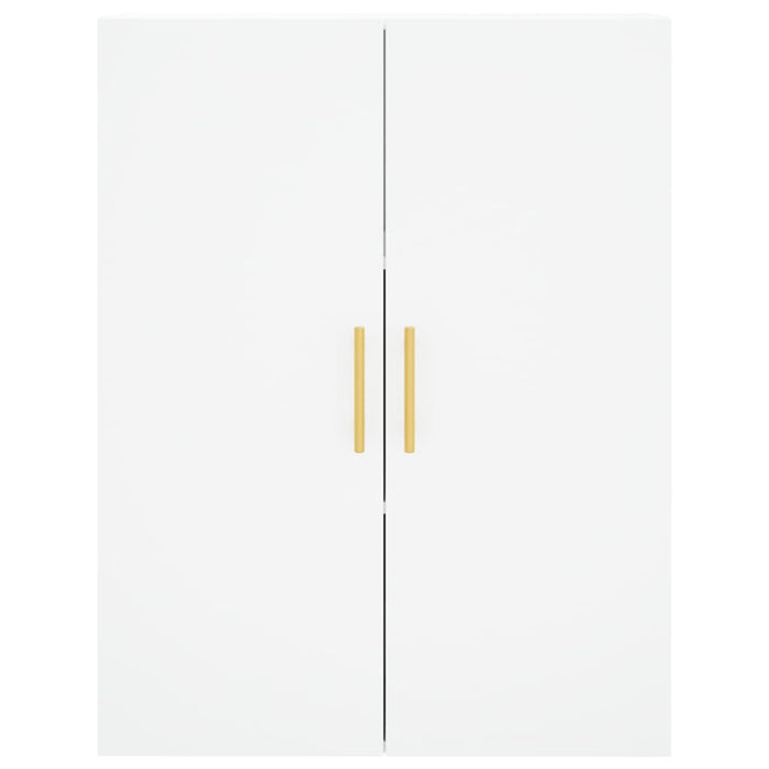 Credenza Bianca 69,5x34x180 cm in Legno Multistrato 3195779