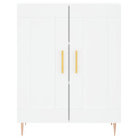 vidaXL Credenza Bianca 69,5x34x180 cm in Legno Multistrato