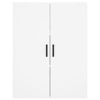 Credenza Bianca 69,5x34x180 cm in Legno Multistrato 3195787