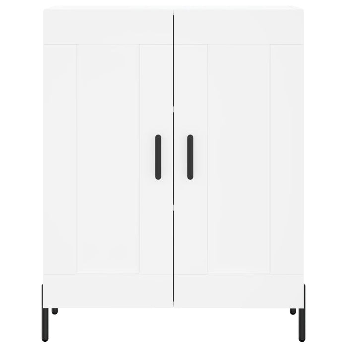Credenza Bianca 69,5x34x180 cm in Legno Multistrato 3195795
