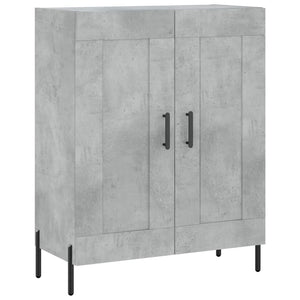 Credenza Grigio Cemento 69,5x34x180 cm in Legno Multistrato 3195799
